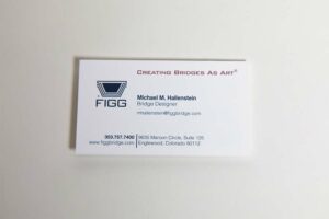 Commercial business card printer example 4
